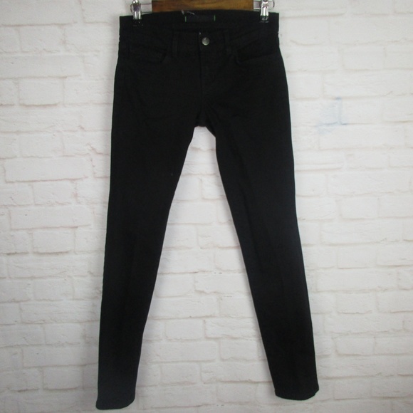 J.Brand size 26 Waist Black Denim Slim Fit Jeans - Picture 2 of 8